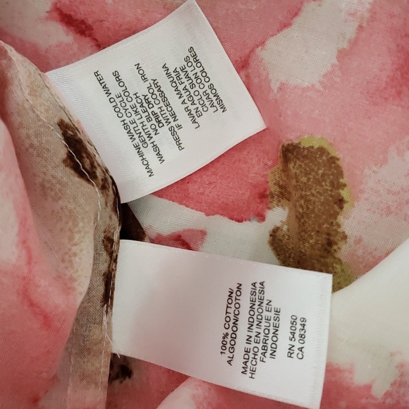 NWT Jones New York Signature Pink Conch Floral Top Size XL - Picture 5 of 11